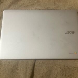 Acer Gray Laptop with Black Keyboard